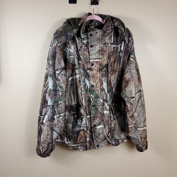 Remington Hunting Camo Full Zip Thermal Insulation Coat Size XL - Picture 1 of 12